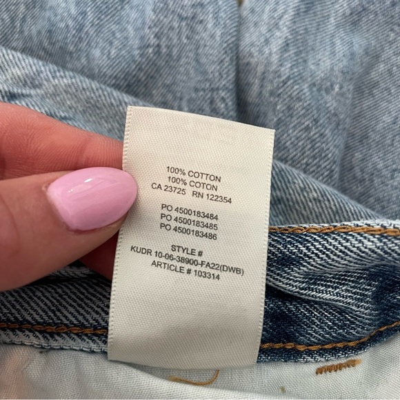 Aritzia Denim Forum The Luanne High Rise Tapered 30L Jeans 29 - Picture 16 of 16